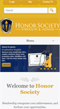 Mobile Screenshot of honorsociety.org